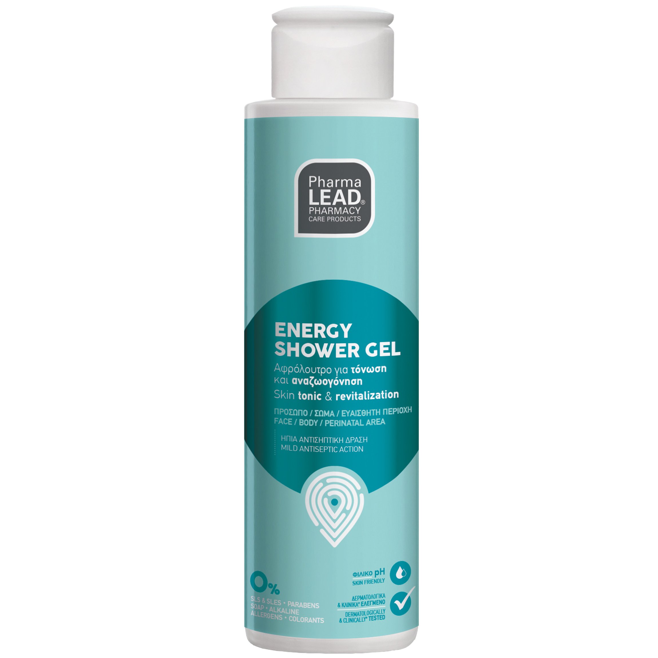 Pharmalead Energy Shower Gel Αφρόλουτρο για Καθημερινό Καθαρισμό, Τόνωση & Αναζωογόνηση 100ml